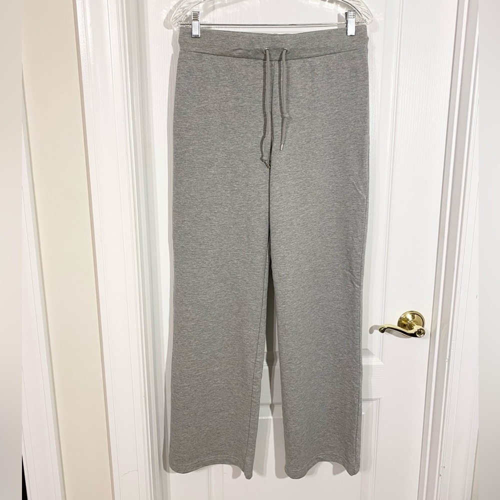 Y2K Anne Klein Sport Heather Gray Knit Lounge Pants Medium